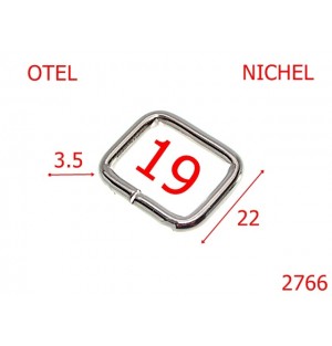 2767/INEL DREPTUNGHIULAR-19-mm-3.5-NICHEL-3G4--