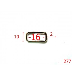 277/INEL DREPTUNGHIULAR  1.6 CM NIKEL-16-mm-2-NICHEL-3J4--H2