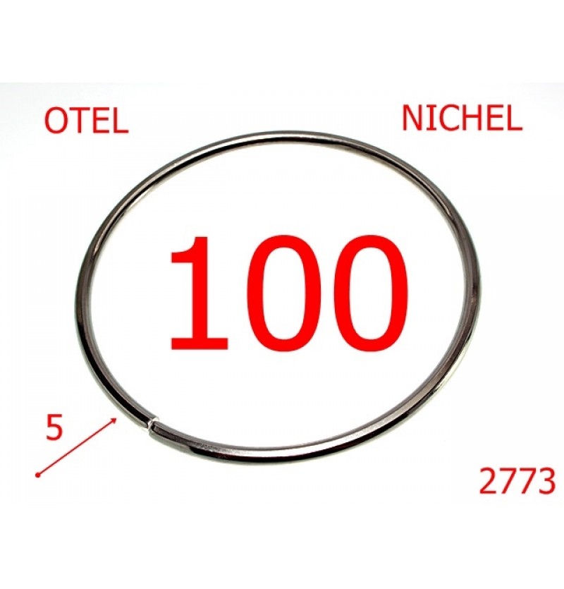 2773/INEL  ROTUND MARE-100-mm-5-NICHEL-7L5--