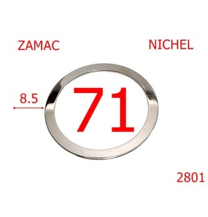 2801/INEL ROTUND-70-mm-8.5-nichel---4D5--