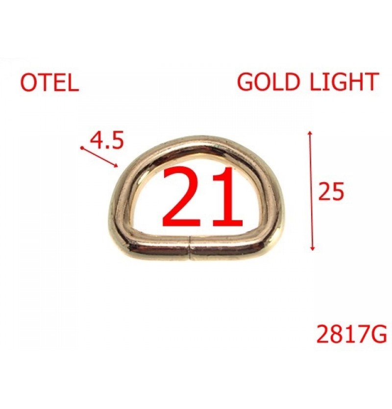 2817G/INEL D-21-mm-4.5-GOLD LIGHT-3E7--