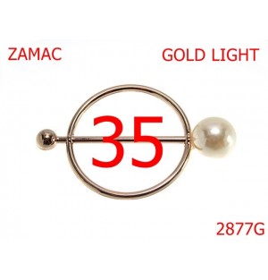 2877G/ORNAMENT-35-mm---GOLD LIGHT-4G5--