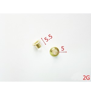 2G/OCHET 5MM GOLD-5-mm---GOLD-2B7--J12