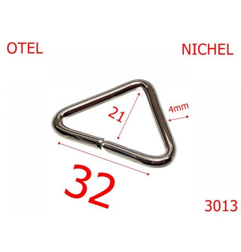 3013/INEL TRIUNGHIULAR-32-mm-4-nichel-23B5----