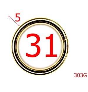 303G/INEL ROTUND 31MM-31-mm-5-gold-4A6-4B6-4k5---