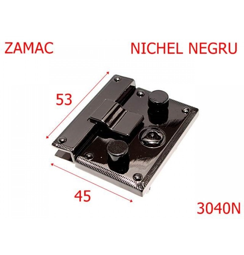 3040N/INCHIZATOARE -53X45-mm---nichel negru-12F5--12H7
