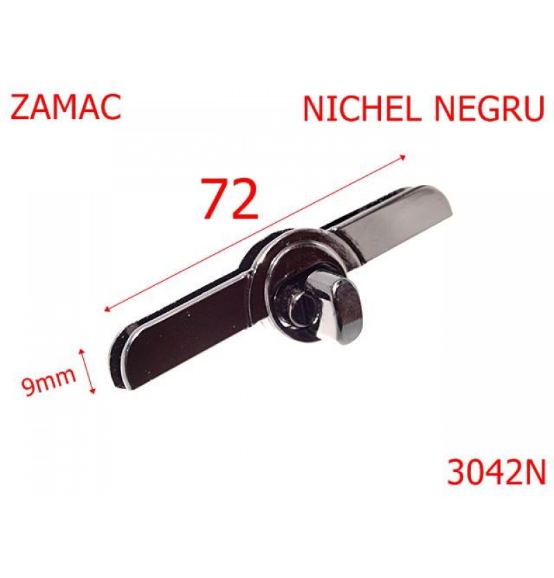 3042N/INCHIZATOARE -72X9-mm---nichel negru---12i7--14H12
