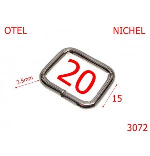 3072/INEL DREPTUNGHIULAR-20-mm-3.5-nichel---3i5-2E2-3G4--