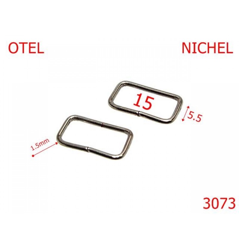 3073/INEL DREPTUNGHIULAR-15-mm-1.5-nichel--3L3-3G2--