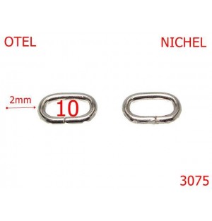 3075/INEL OVAL-10-mm-2-NICHEL-3H6--