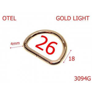 3094G/INEL D-26-mm-4-gold---3E1--