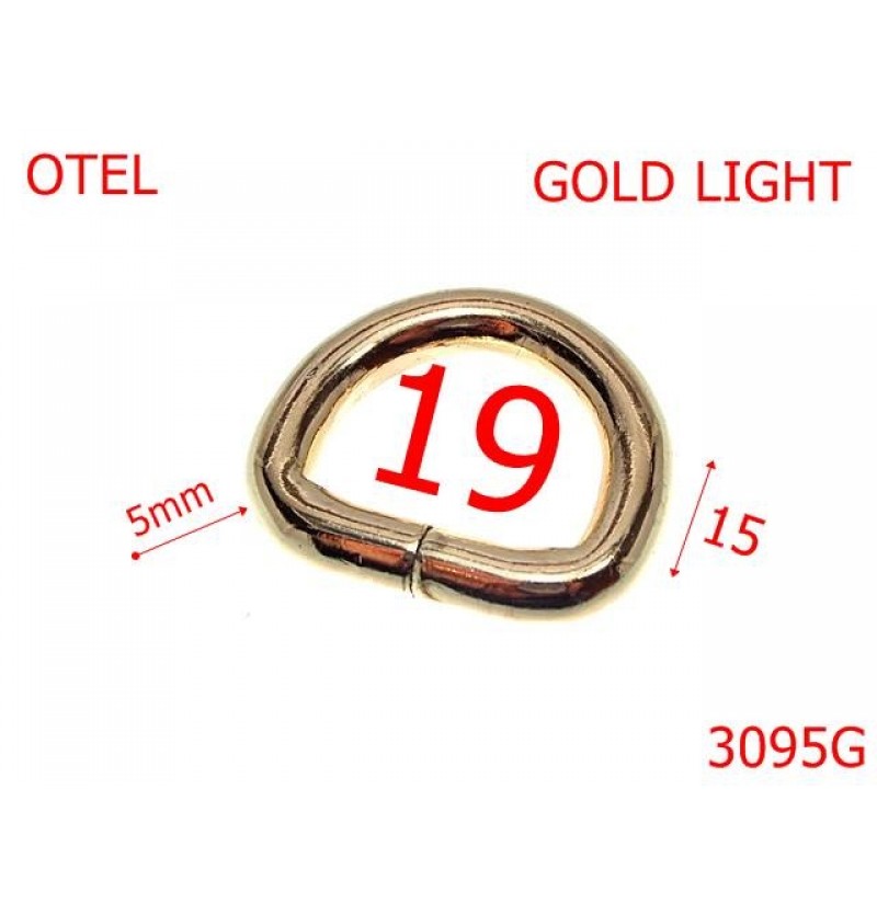 3095G/INEL D-19-mm-5-gold---3E1--