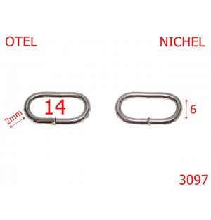 3097/INEL OVAL-14-mm-2-NICHEL-3E6--