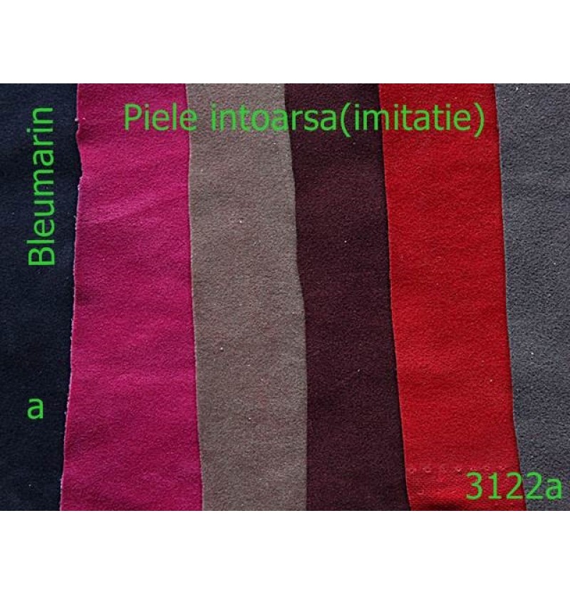3122a/Piele intoarsa(textila)-1.4 ML-mm---bleumarin-----