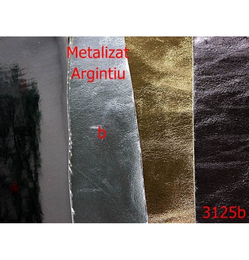 3125b/Piele artificiala metalizata-1.4 ML----argintiu-----