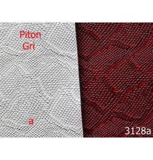 3128a/Piele artificiala Piton-1.4 ML----gri-----