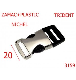 3159/TRIDENT METALIC+PLASTIC-20-mm---nichel-----