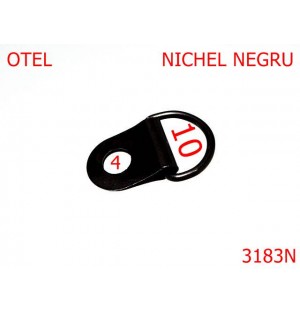 3183N/INEL Rambo -10-mm---NICHEL NEGRU-7A6/2E2--