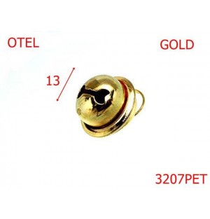3207PET/CLOPOTEL  PET-13-mm---GOLD---