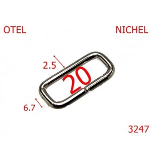 3247/INEL DREPTUNGHIULAR-20-mm-2.5-NICHEL-11A3--
