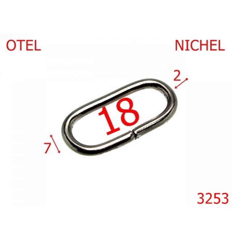 3253/INEL OVAL-18-mm-2-nichel---3D6--