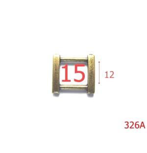 326A/INEL  DRPTUNGHI 15  MM/ZAMAK / ANTIK-15-mm---antic---3L2--F37