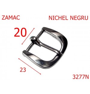 3277N/CATARAMA POSETA-20-mm---NICHEL NEGRU-6C5--