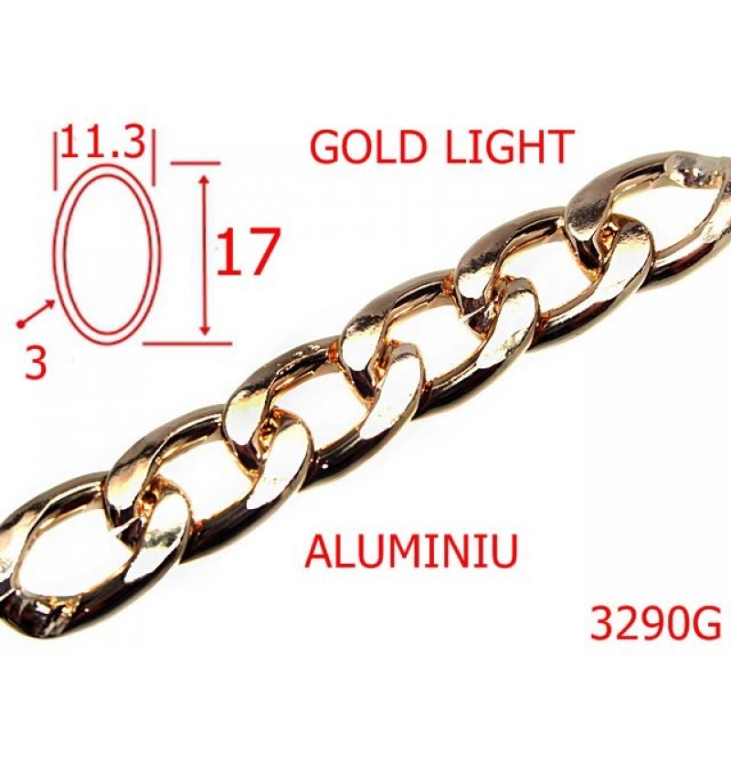 3290G/LANT ALUMINIU-11.3-mm-3-gold light---7I8--
