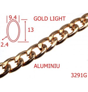 3291G/LANT ALUMINIU-9.4-mm-2.4-gold light-7I2--