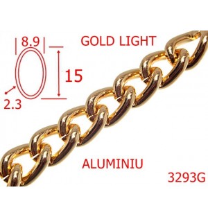 3293G/LANT ALUMINIU-8.9-mm-2.3-GOLD LIGHT-7H2--