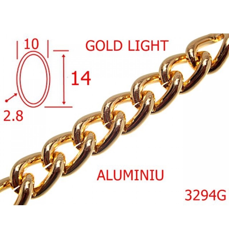 3294G/LANT ALUMINIU-10-mm-2.8-gold light---7H4--