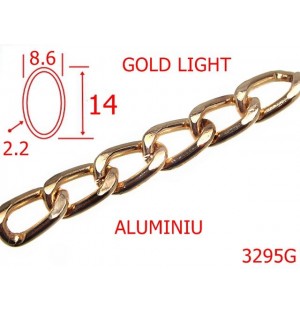 3295G/LANT ALUMINIU-8.6-mm-2.2-gold light---7J3--