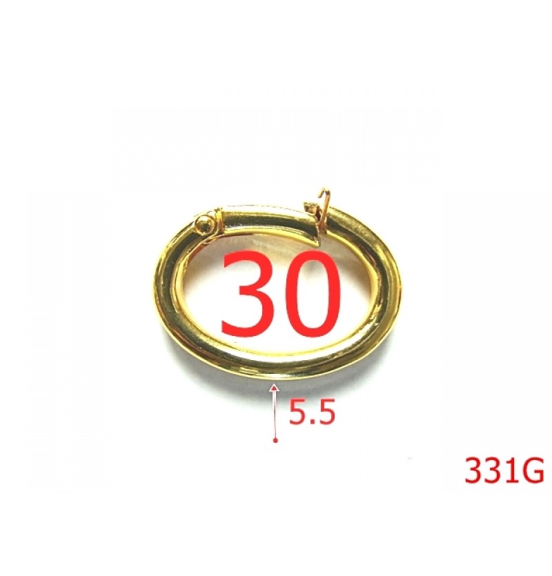 331G/INEL OVAL  3 CM  CARABINA GOLD-30-mm-5.5-gold---3C6--G25