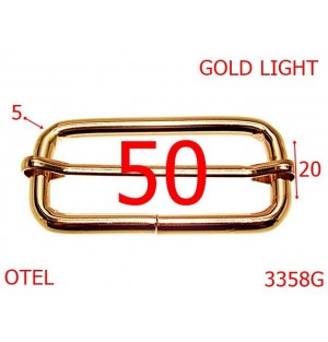 3358G/CATARAMA DE REGLAJ-50-mm-5-GOLD LIGHT-6K5--