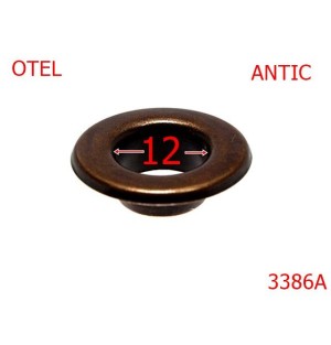 3386A/OCHET 12mm-12-mm---antic---5I4--