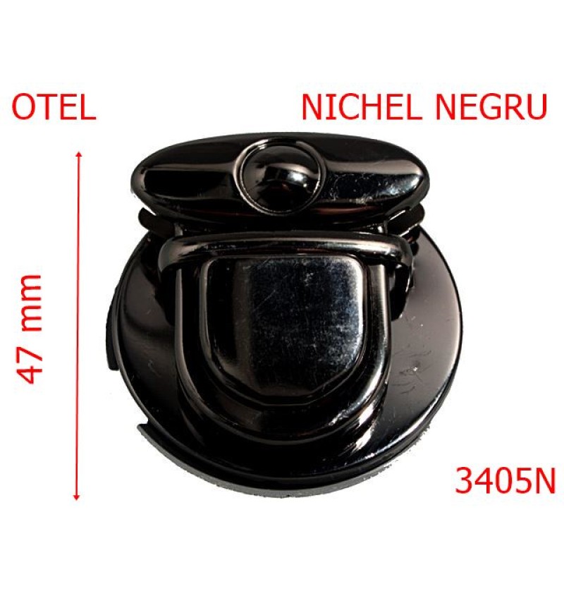 3405N/INCHIZATOR TIK TUK-47-mm---nichel negru---12F2--