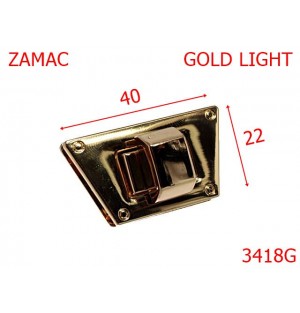 3418G/INCHIZATOARE POSETA-40X22-mm---gold light---14H11--