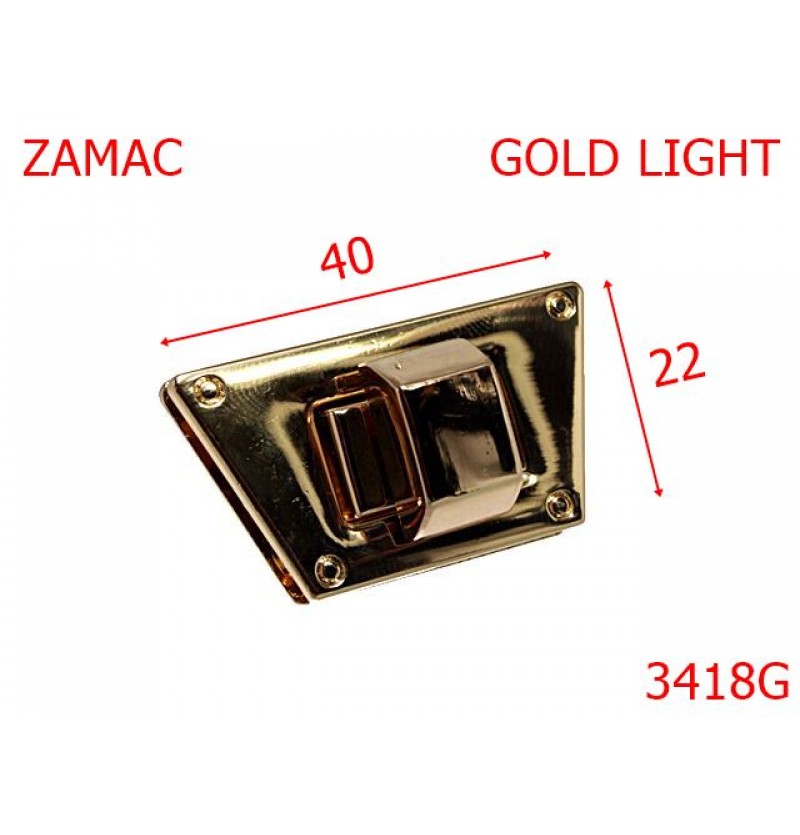 3418G/INCHIZATOARE POSETA-40X22-mm---gold light---14H11--