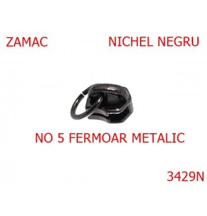 3429N/CURSOR PT FERMOAR METALIC-NO 5-mm---NICHEL NEGRU---