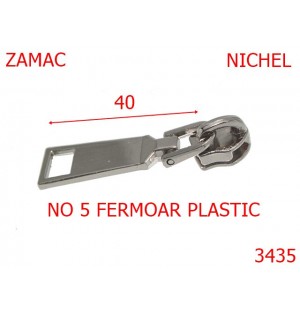 3435/CURSOR PT FERMOAR PLASTIC-NO 5-mm---NICHEL---