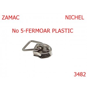 3482/CURSOR FERMOAR NO 5/PLASTIC-NO 5-mm---nichel-----
