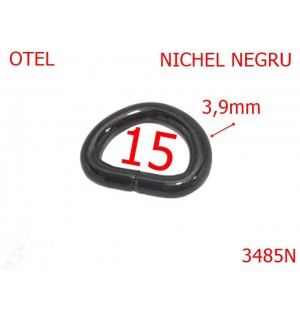 3485N/INEL D 15 mm-15-mm-3.9-NICHEL NEGRU-3A1--