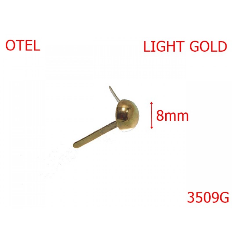 3509G/PICIORUS FUND 8 mm-8-mm---gold light---4H7--