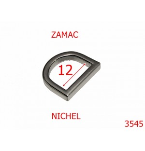 3545/INEL D  ZAMAC 12 MM-12-mm---nichel--3F7-AO43--