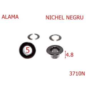 3710N/OCHET-5-mm---nichel negru---2F3--