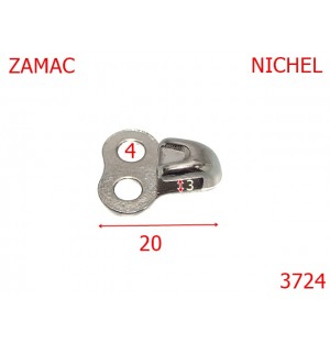 3724/CARLIG BOCANC  -3-mm---NICHEL-14D18--