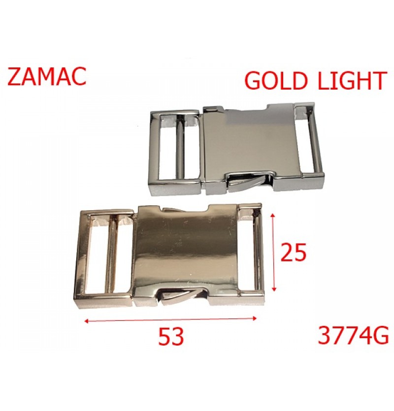 3774G/TRIDENT METALIC-25-mm---gold light---14E14--