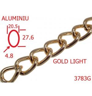 3783G/LANT ALUMINIU-20.5-mm-4.8-GOLD LIGHT-13H15/13I15--