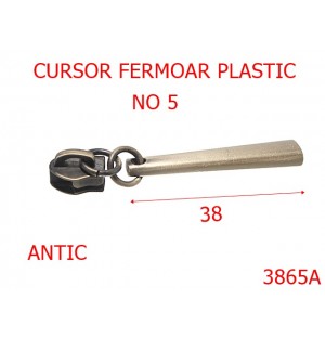3865A/CURSOR FERMOAR PLASTIC NO 6-no 5-mm---antic-----