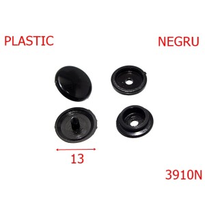 3910N/BUTONI PLASTIC 13mm-13-mm---negru-----